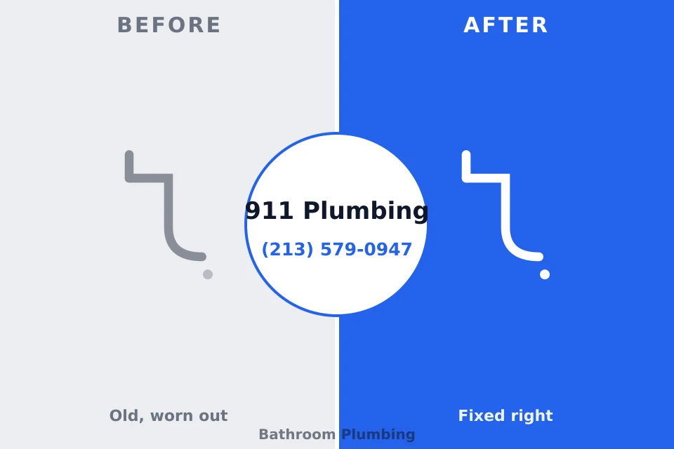 Before and after: plumbing company Dilkon, AZ